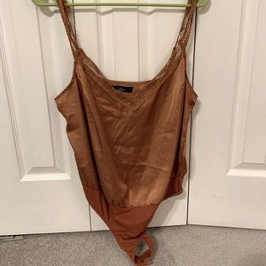 Lulu’s Satin Bodysuit